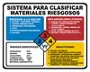 GS-068 SEÑALAMIENTO SISTEMA PARA CLASIFICAR MATERIALES RIESGOSOS